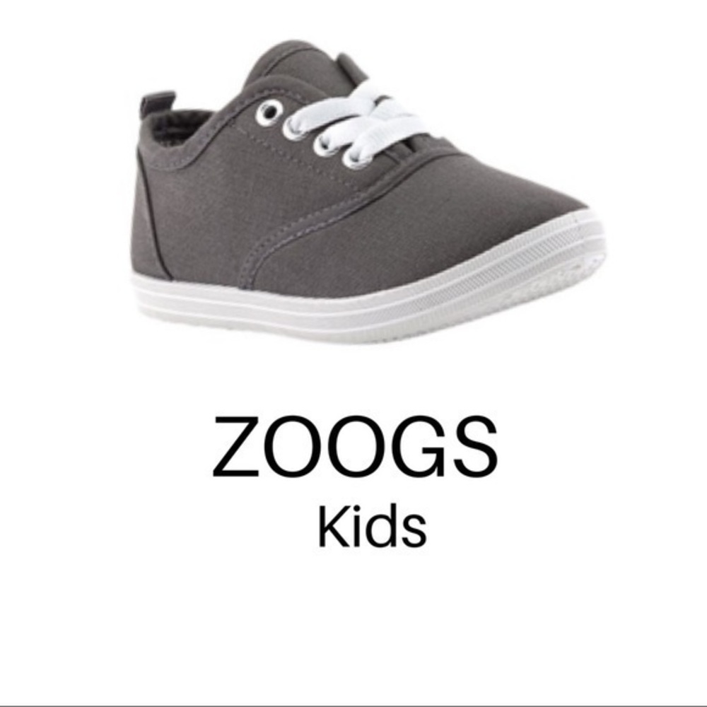 ZOOGS Dark Gray canvas Sneakers